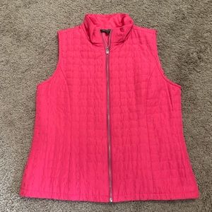 For Cynthia Pink Vest Petite Medium